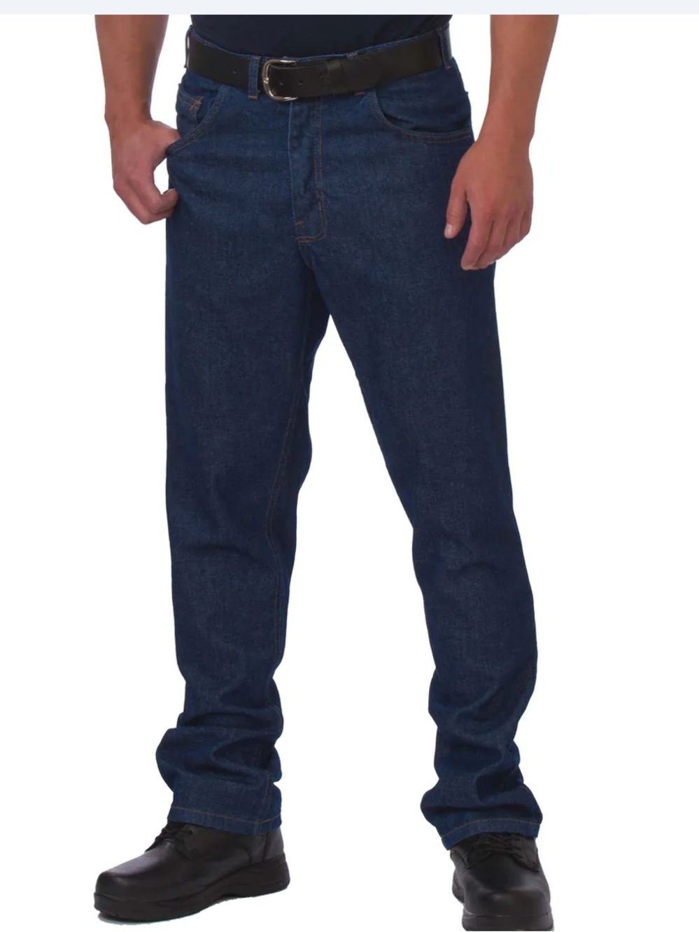 BIG BILL FR Relaxed Fit Jeans - Pre-washed 5 pockets blue sz 38 flame resistant